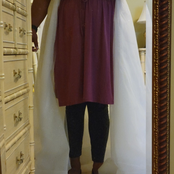 NWOT Wedding Dress Overskirt - Picture 6 of 6